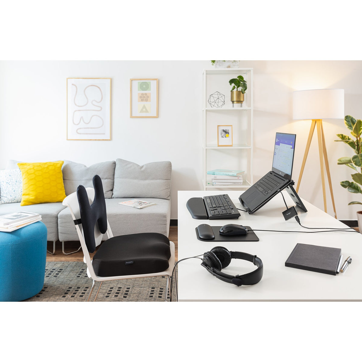 Kensington SmartFit Easy Riser Laptop Cooling Stand - Grey