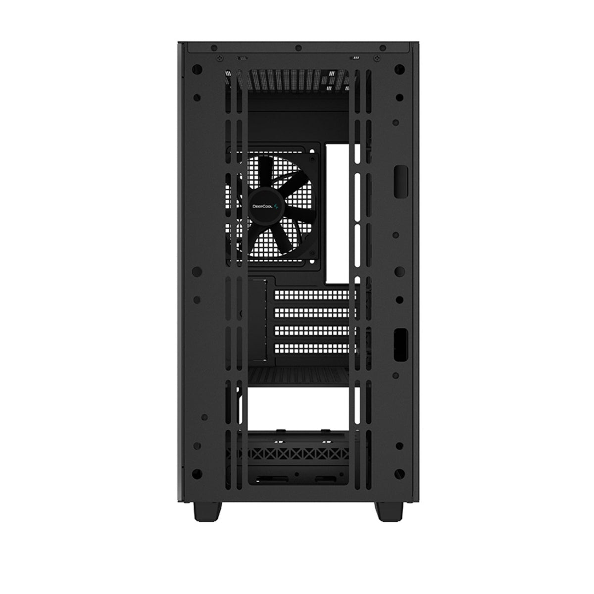 DeepCool CH370, Black, Mini Tower Chassis w/ Tempered Glass Window, 1x 120mm Fan, 2x USB 3.0, mATX/mITX