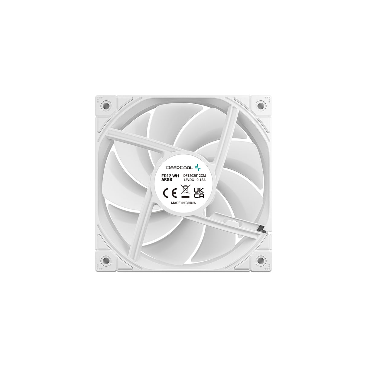 DeepCool FD12 120mm ARGB 3 in 1 case fan White