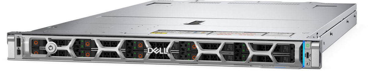 Dell Intel Xeon 6 6517P (72MB Cache, 3.2GHz), 32GB DDR5-SDRAM, 960GB SSD, PERC H965i Controller, Front, DC-MHS, iDRAC10, Enterprise 17G, 2 x 1100W, Unconfigured RAID for HDDs or SSDs (Mixed Drive Types Allowed), No OS
