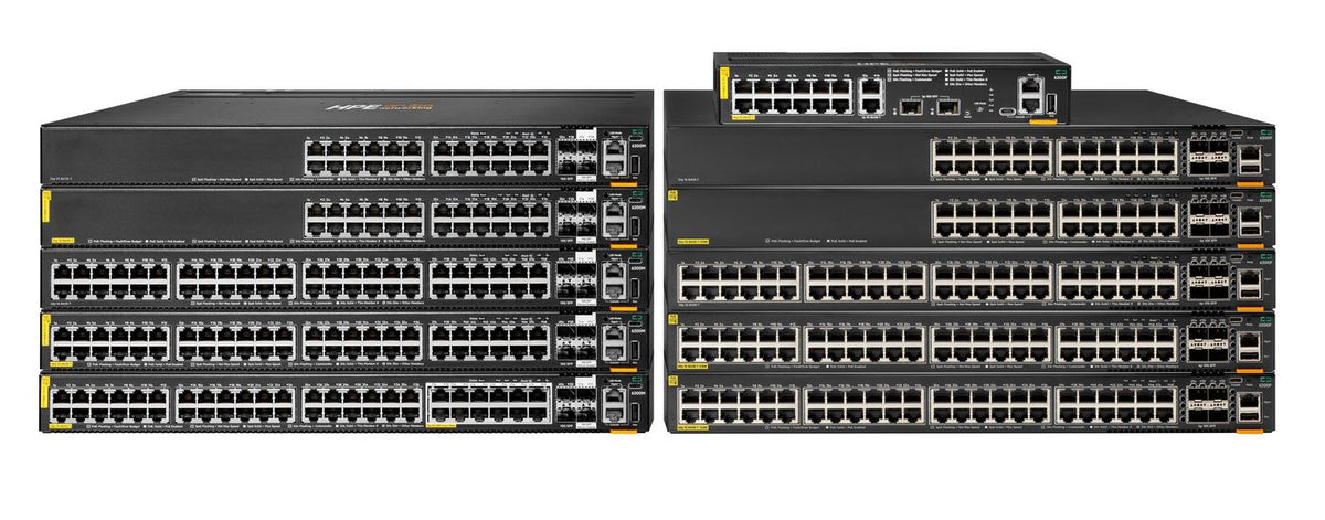 Hewlett Packard Enterprise Aruba Networking CX 6200M 48G Class4 PoE 4SFP+ Switch