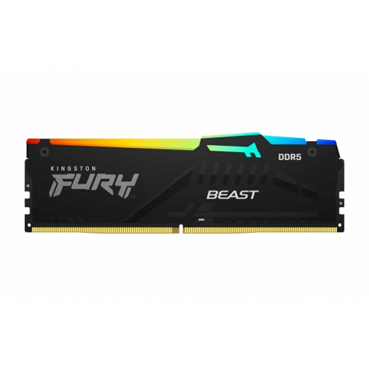 Kingston FURY Beast KF552C40BB2A-32 32GB (1x 32GB) DIMM System Memory, 5200MHz, DDR5, CL40, Black, RGB, Intel XMP