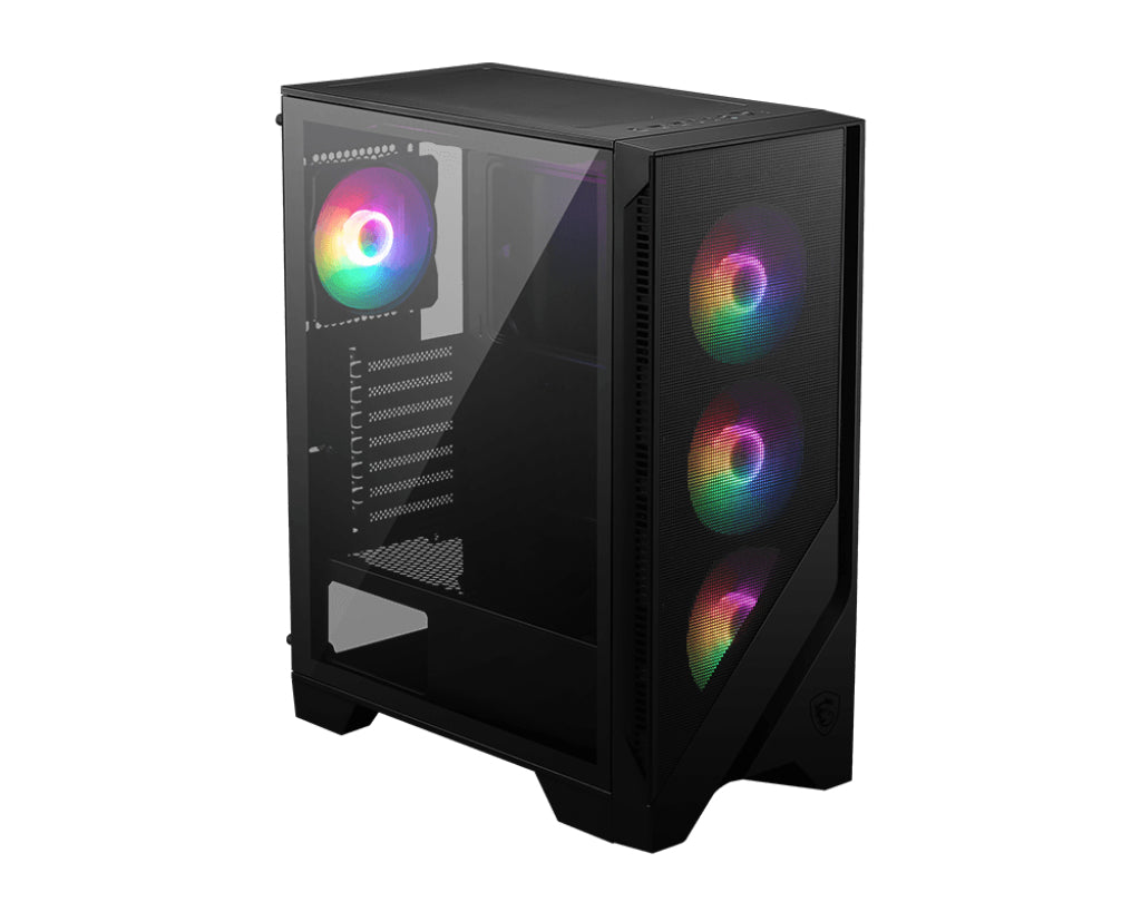 MSI MAG Forge 120A AIRFLOW Midi Tower Black, Transparent