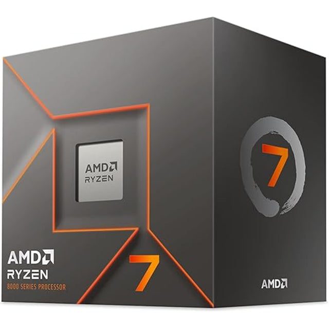 AMD Ryzen 7 8700F AM5 Processor,8 Core, 16 Threads, 4.1GHz up to 5GHz Boost, 16MB Cache, 65W