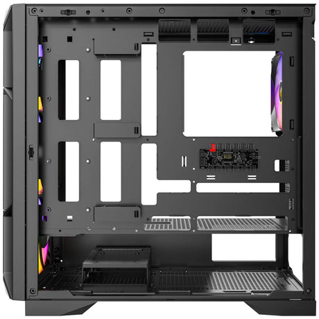 Antec AX1000 ARGB Mid-Tower Gaming PC Case, Full Mesh Front, Tempered Glass, Steel/Plastic, 4 x 120mm ARGB Fans, E-ATX, ATX/Micro-ATX/ITX Compatible
