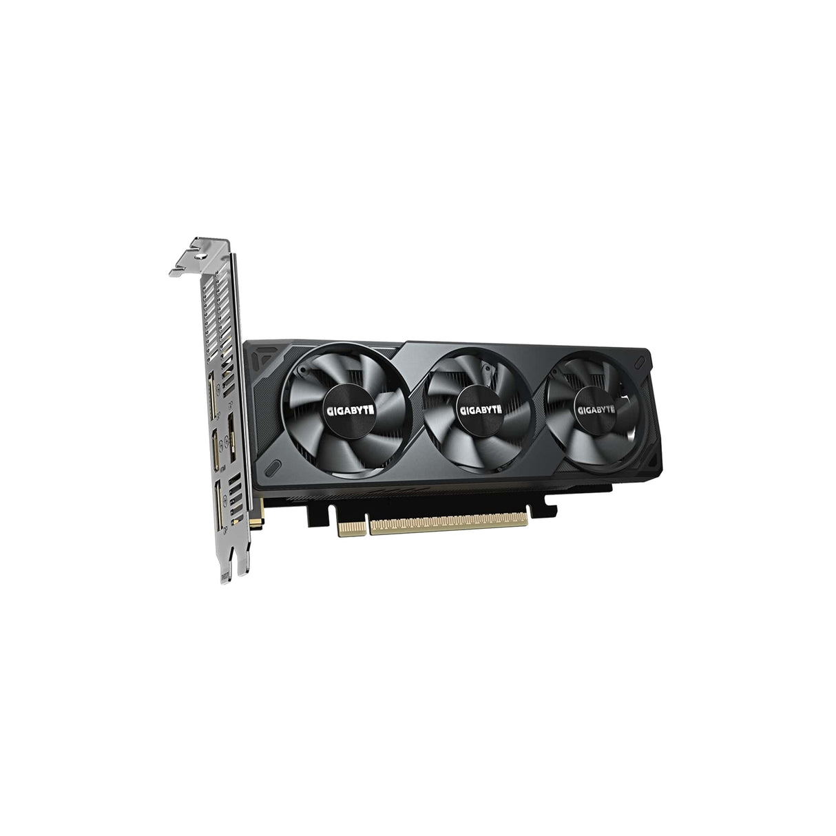 Gigabyte NVIDIA GeForce RTX 5060 OC Low Profile OC 8GB GDDR7 Graphics Card, 3840 CUDA Cores, 2512 MHz Core Clock, Triple Fan, 3x DisplayPorts / 1x HDMI Port