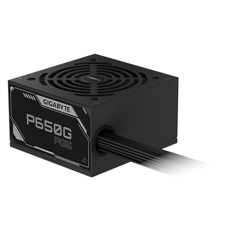 Gigabyte P650G PG5 650W ATX 3.1 Fully Modular Power Supply Unit, 80 Plus Gold Efficiency, PCIe 5.1 12VHPWR Connector, Gaming PC PSU