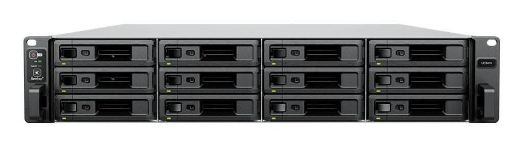 Synology 12-Bay 3.5", 2x GbE/1x 10GbE, Intel Xeon D-1541, 8GB RAM, RPSU, 2U