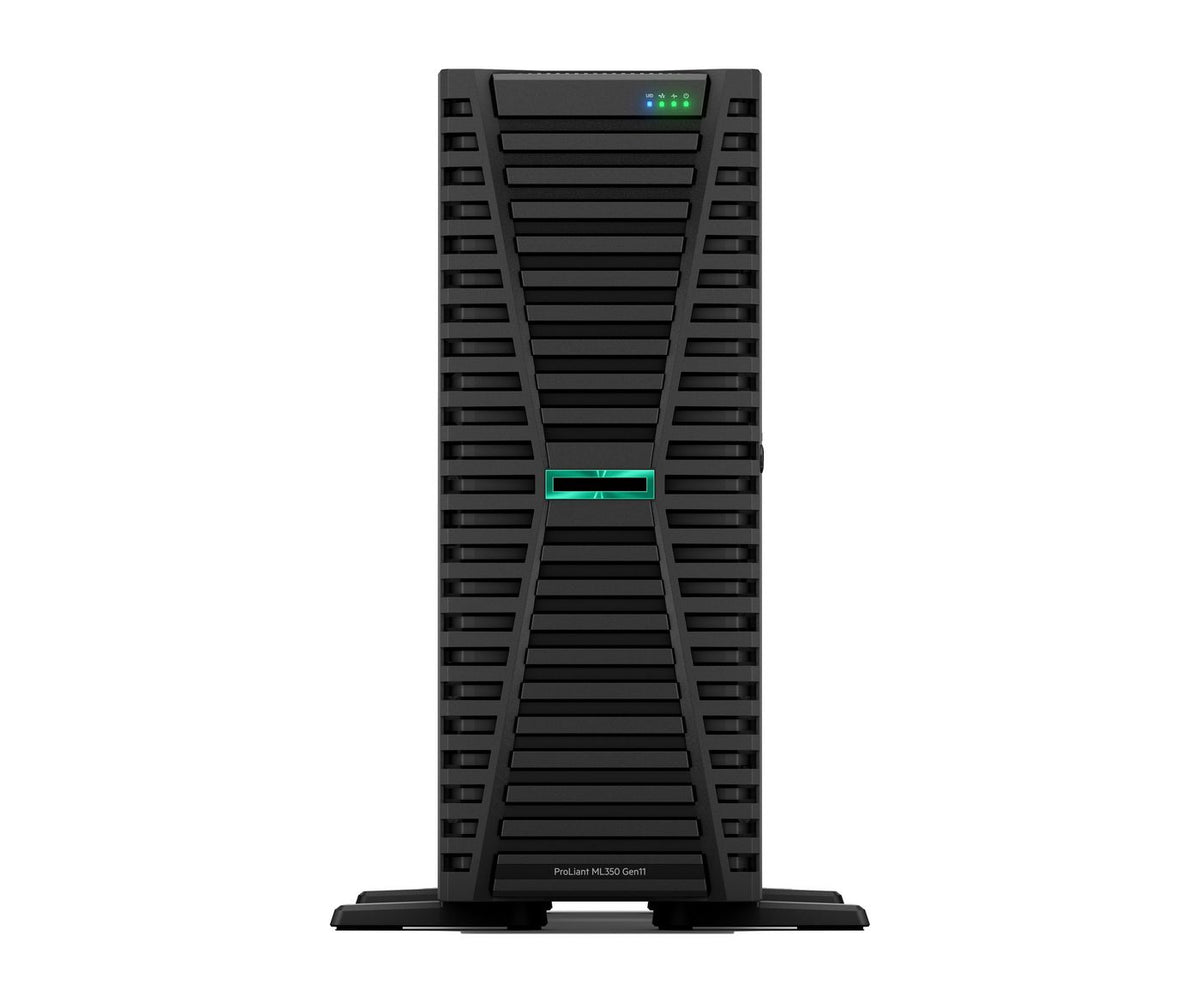 Hewlett Packard Enterprise ProLiant ML350 Gen11 5515+ 3.2GHz 8c 1P 2x32GB-R 8SFF MR408i-o 2x480GB SSD 2x1000W PS EU Server
