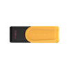 Kingston DataTraveler Exodia S DTXS/512GB USB Flash Drive, 512GB, USB 3.2, Black/Yellow, Swivel Cap Design