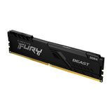 Kingston FURY Beast KF432C16BB/32 32GB (1x 32GB) DIMM System Memory, 3200MHz, DDR4, CL16, Black, Intel XMP
