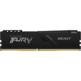 Kingston FURY Beast KF432C16BB/8 8GB (1x 8GB) DIMM System Memory, 3200MHz, DDR4, CL16, Black, Intel XMP