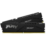 Kingston FURY Beast KF560C36BBE2K2-32 32GB (2x 16GB) DIMM System Memory, 6000MHz, DDR5, CL36, Black, Intel XMP, AMD EXPO