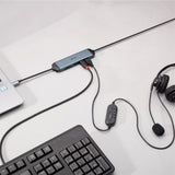 Lindy DST-Micro 140 Laptop Docking Station with USB-C, 1x 4K HDMI and Pass-Through Charging