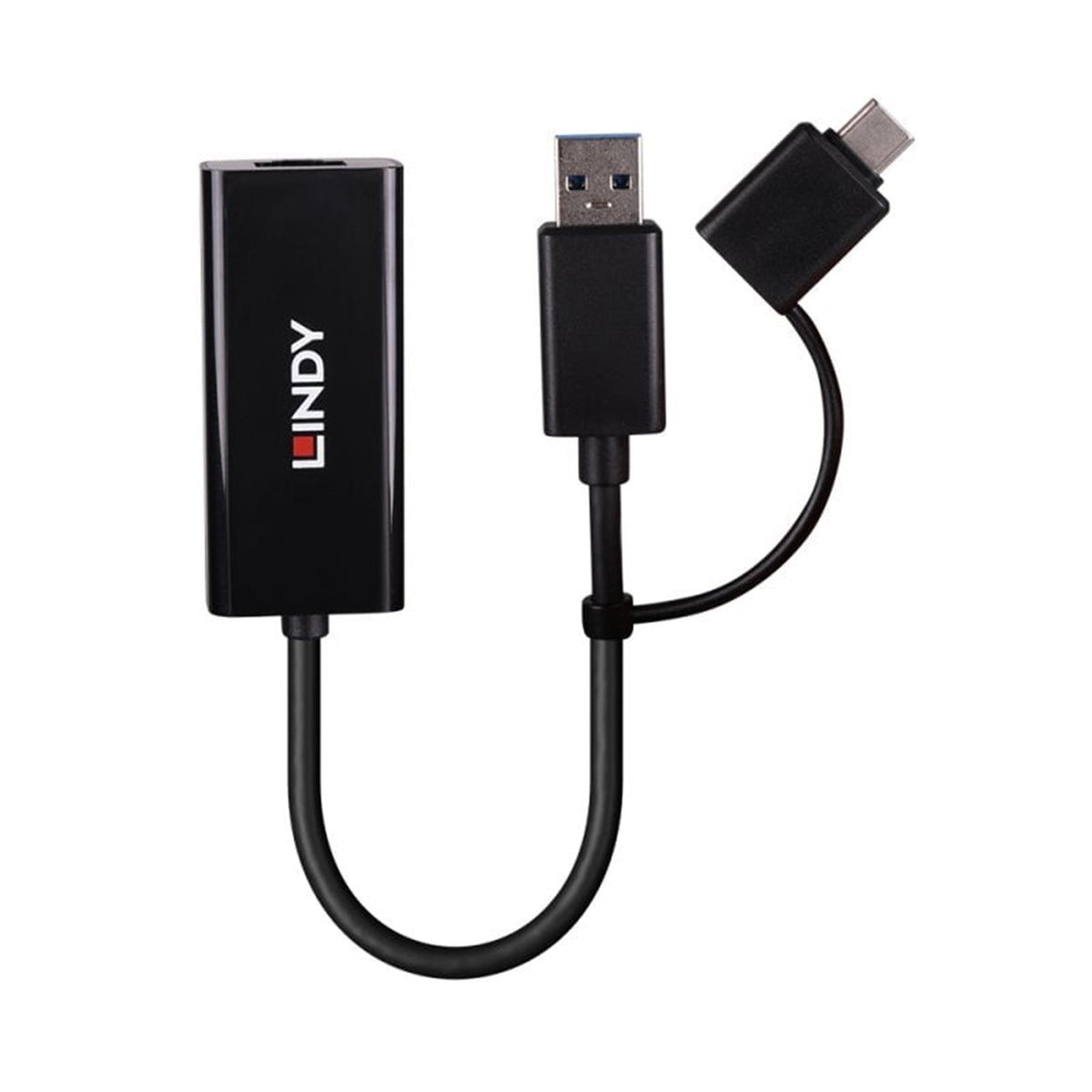Lindy USB 3.2 Gen 1 Gigabit Ethernet Converter, Bus-Powered, No External Power Supply Required