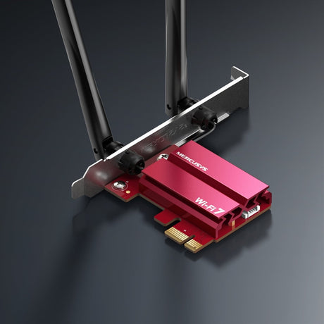 Mercusys MA37BE BE6500 Tri-Band Wi-Fi 7 Bluetooth PCI Express Adapter