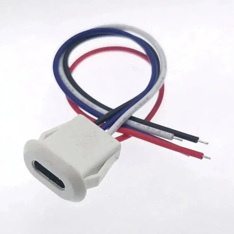 USB C Power Connector 3A Female Panel Mount