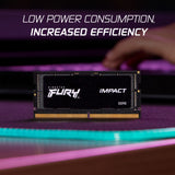 Kingston Technology FURY 8GB 4800MT/s DDR5 CL38 SODIMM Impact