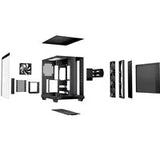 be quiet! Light Base 500 BGW83 Mid-Tower Case, Tempered Glass, 4x 120mm PWM Fans, High-Airflow ATX Case, USB-C, 360mm Radiator Support, Vertical GPU Mount, Black