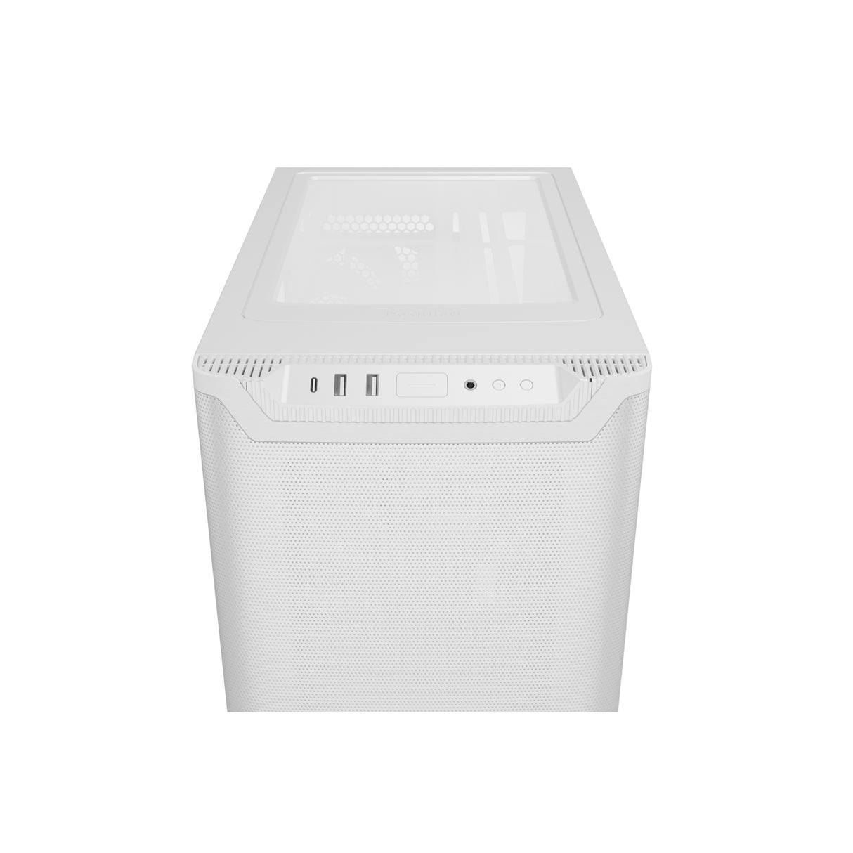 be quiet! Pure Base 501 Airflow Window White ATX Mid Tower Case with USB-A, USB-C, 2 x Pure Wings 2 140mm Black PWM Fans, Sleek Front Panel and Airflow Cover