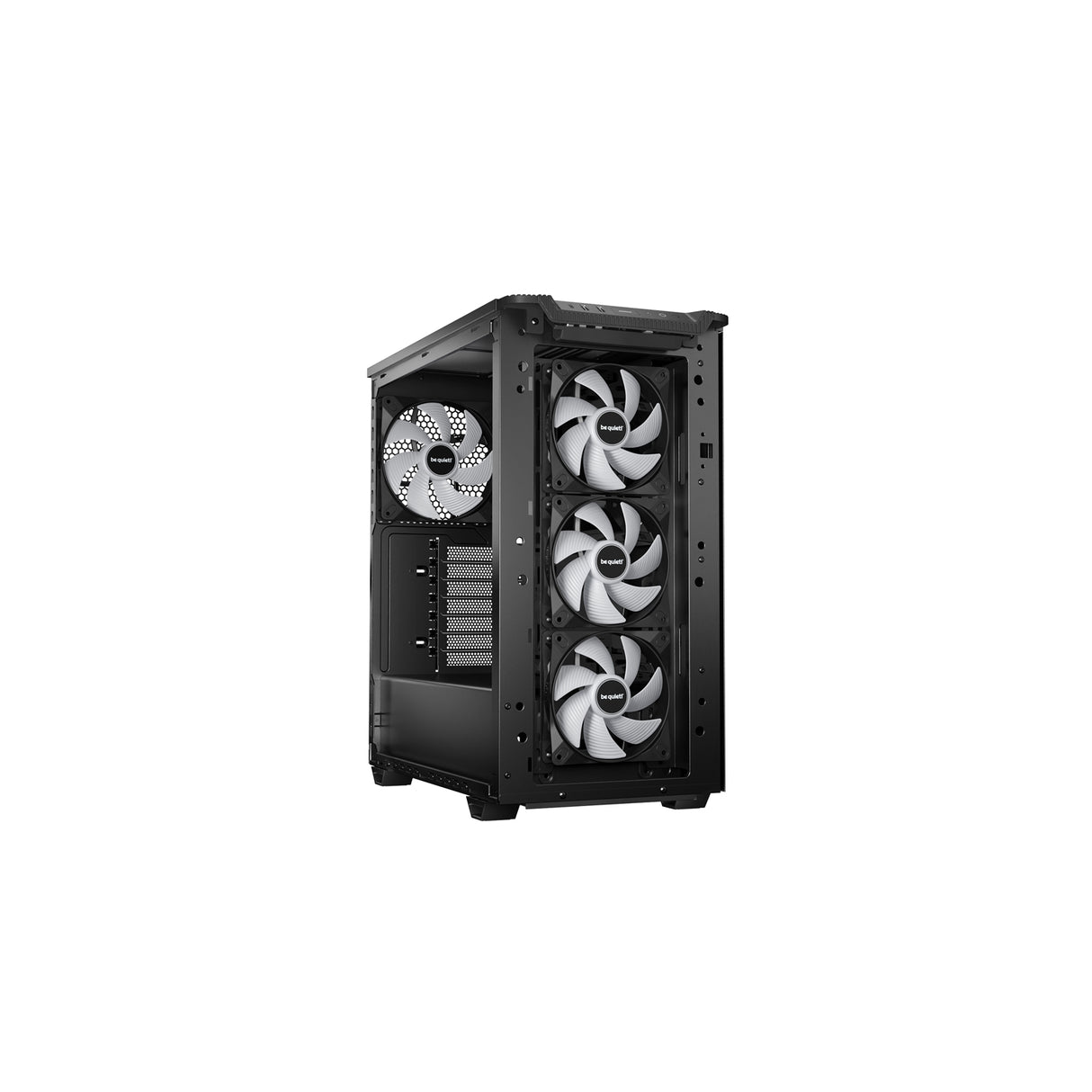 be quiet! Pure Base 501 LX Airflow Window Black ATX Mid Tower Case with USB-A, USB-C, 4 x Light Wings LX Black ARGB PWM Fans